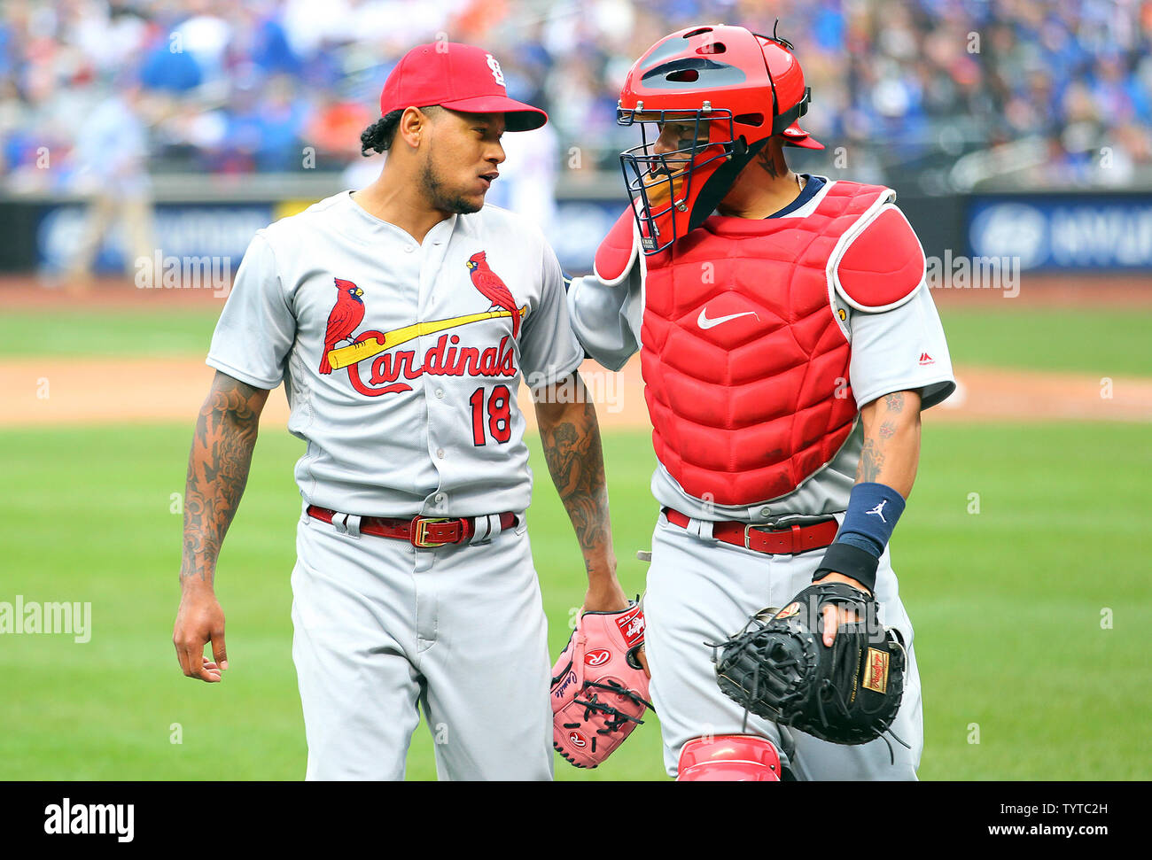 Baseball Player St. Louis Cardinals #18 Carlos Martinez Print