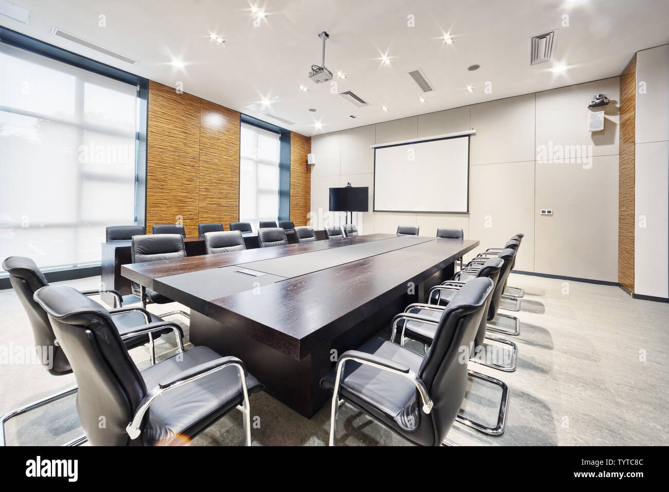 modern office meeting room interior and decoration Stock Photo - Alamy