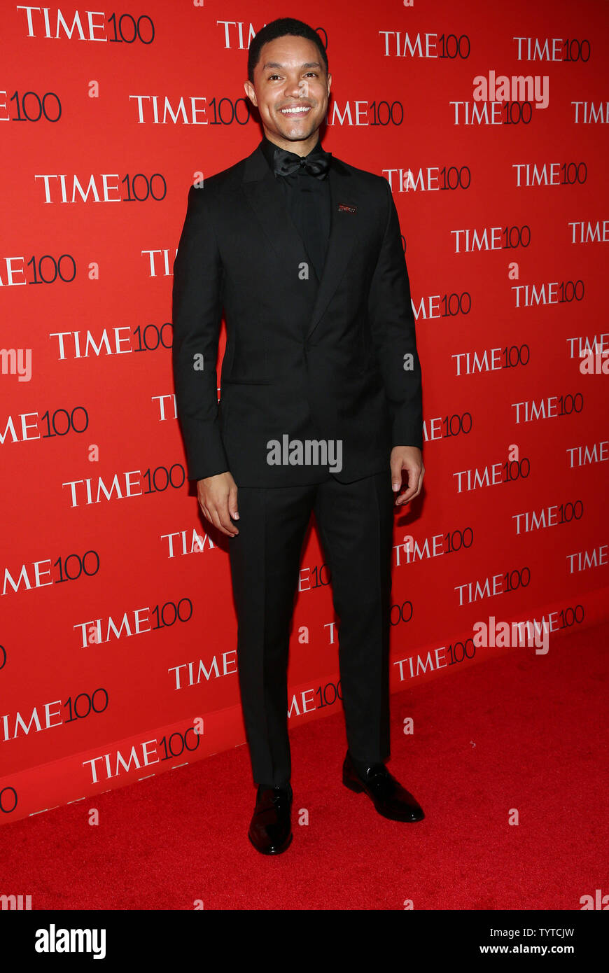 Trevor Noah arrives on the red carpet as Time celebrates its annual list of  the 100 most influential people in the world at the Time 100 Gala at  Lincoln Center's Frederick P.