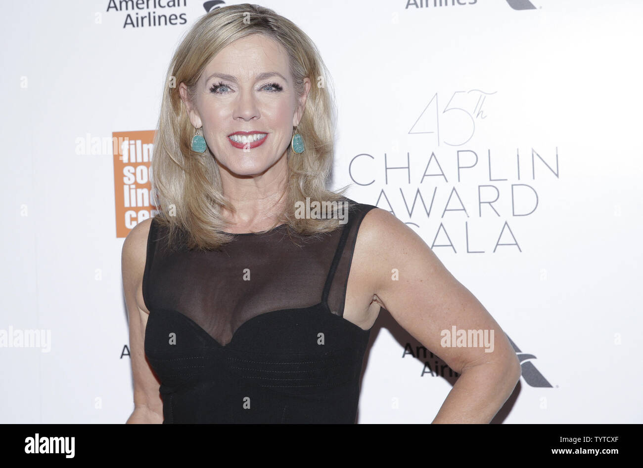 Deborah Norville arrives on the red carpet at the 45th Chaplin Award