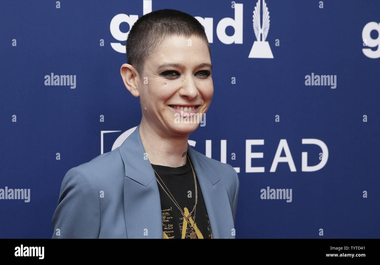 Asia Kate Dillon arrives on the red carpet at the 29th Annual GLAAD Media Awards at The Hilton Midtown on May 5, 2018 in New York City.    Photo by John Angelillo/UPI Stock Photo