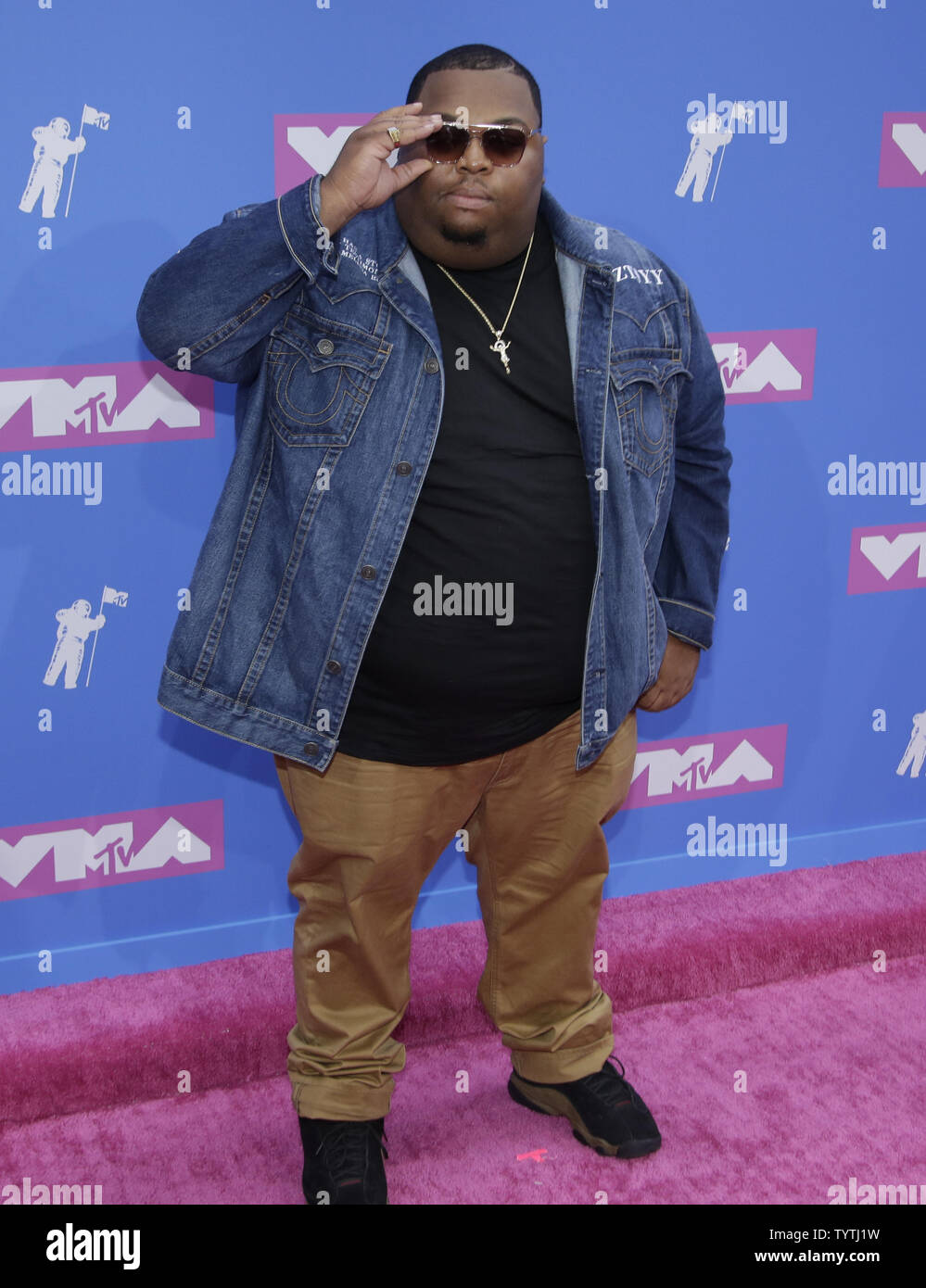 Leonard Ouzts arrives on the red carpet at the 35th annual MTV Video Music Awards at Radio City Music Hall in New York City on August 20, 2018.    Photo by Serena Xu-Ning/UPI Stock Photo