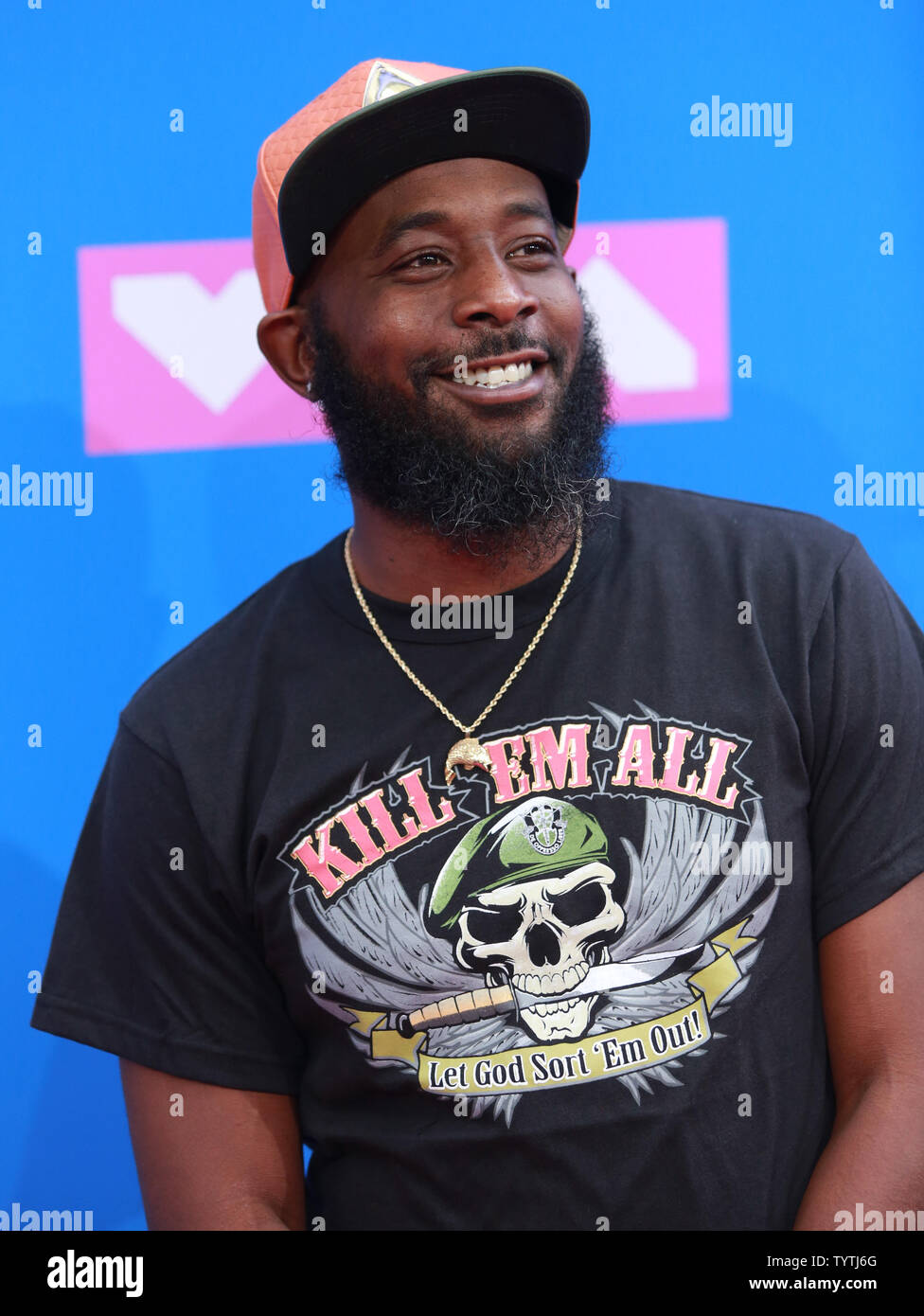 Karlous Miller arrives on the red carpet at the 35th annual MTV Video Music Awards at Radio City Music Hall in New York City on August 20, 2018.    Photo by Serena Xu-Ning/UPI Stock Photo