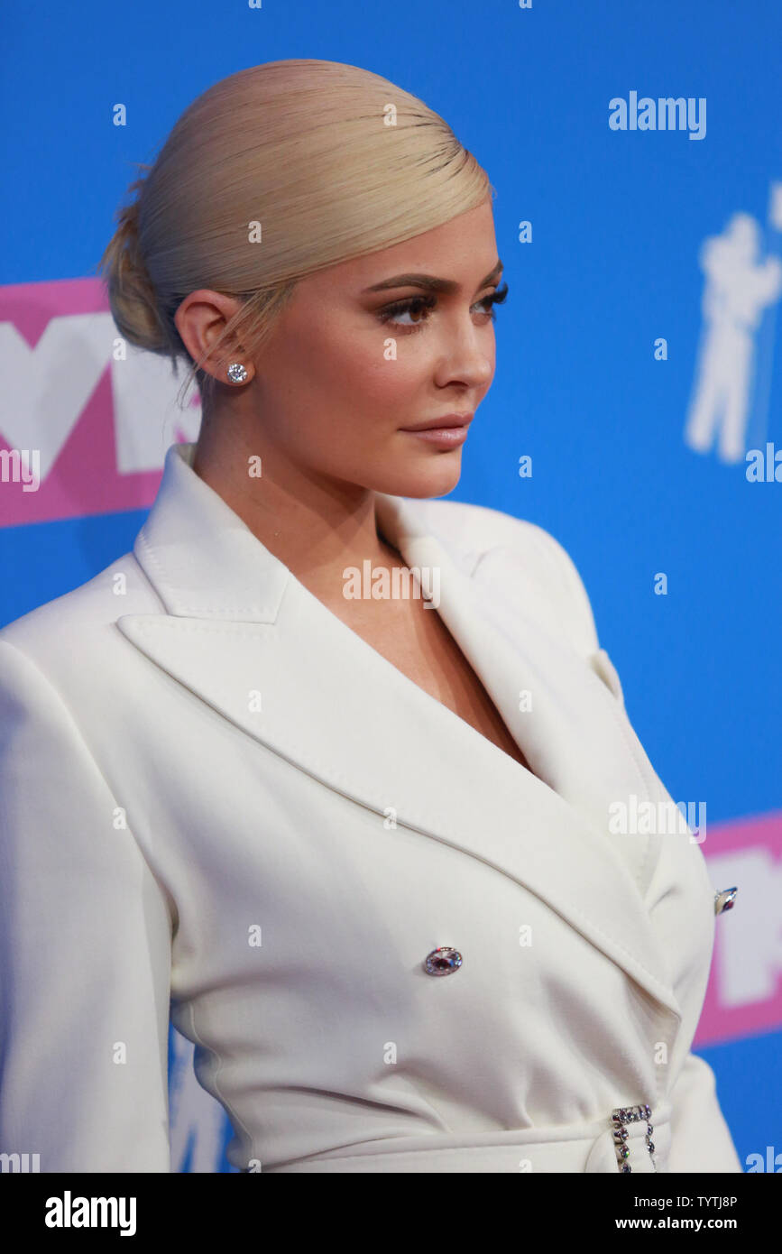 Kylie Jenner arrives on the red carpet at the 35th annual MTV Video Music Awards at Radio City Music Hall in New York City on August 20, 2018.    Photo by Serena Xu-Ning/UPI Stock Photo
