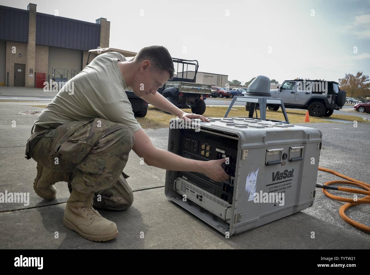 Staff Sgt. Ryan Hart, a radio frequency transmission system supervisor