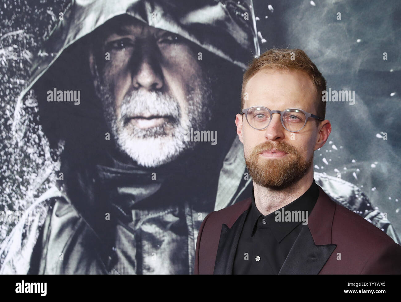 Adam David Thompson arrives on the red carpet at the 'Glass' NY ...
