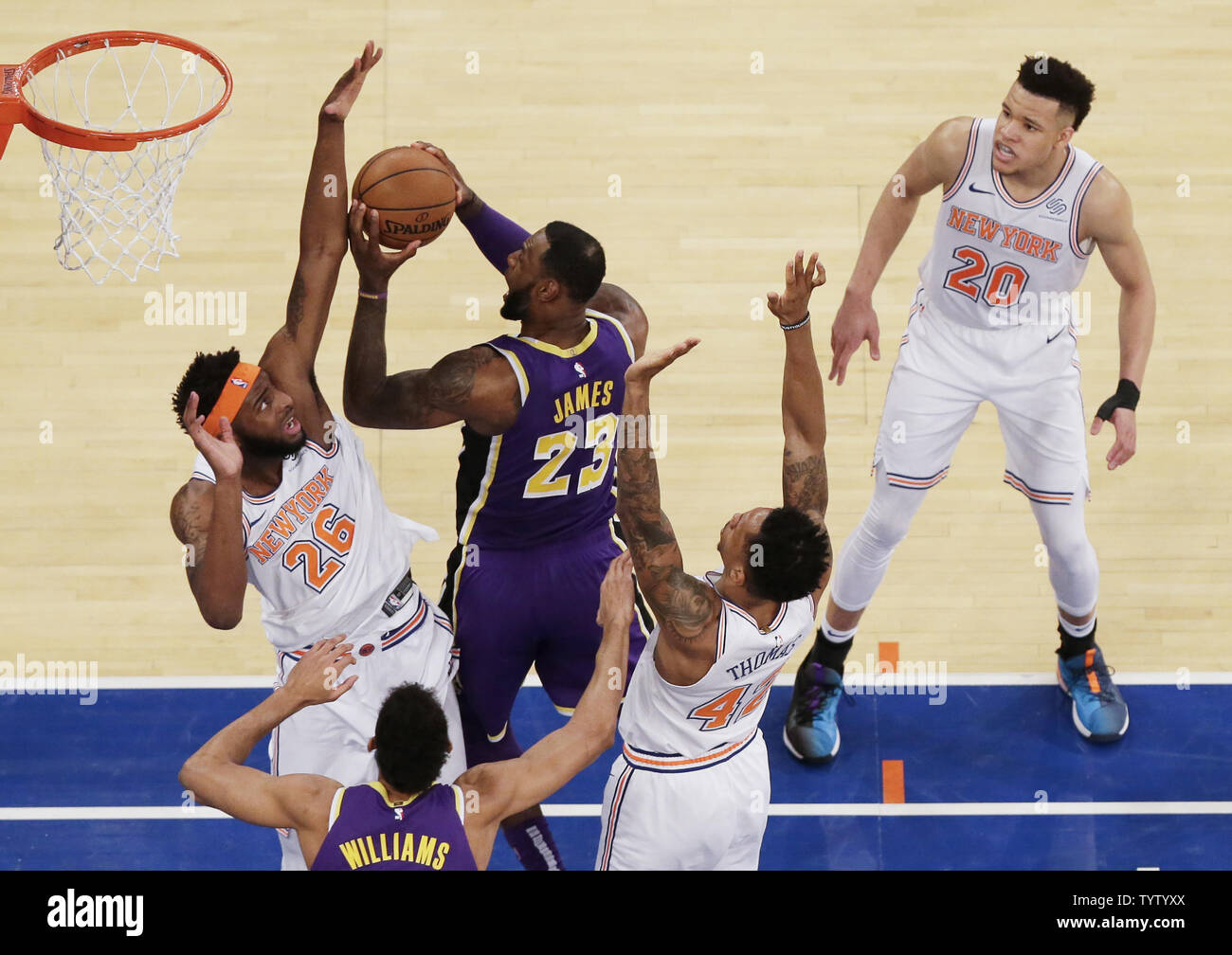 lebron madison square garden