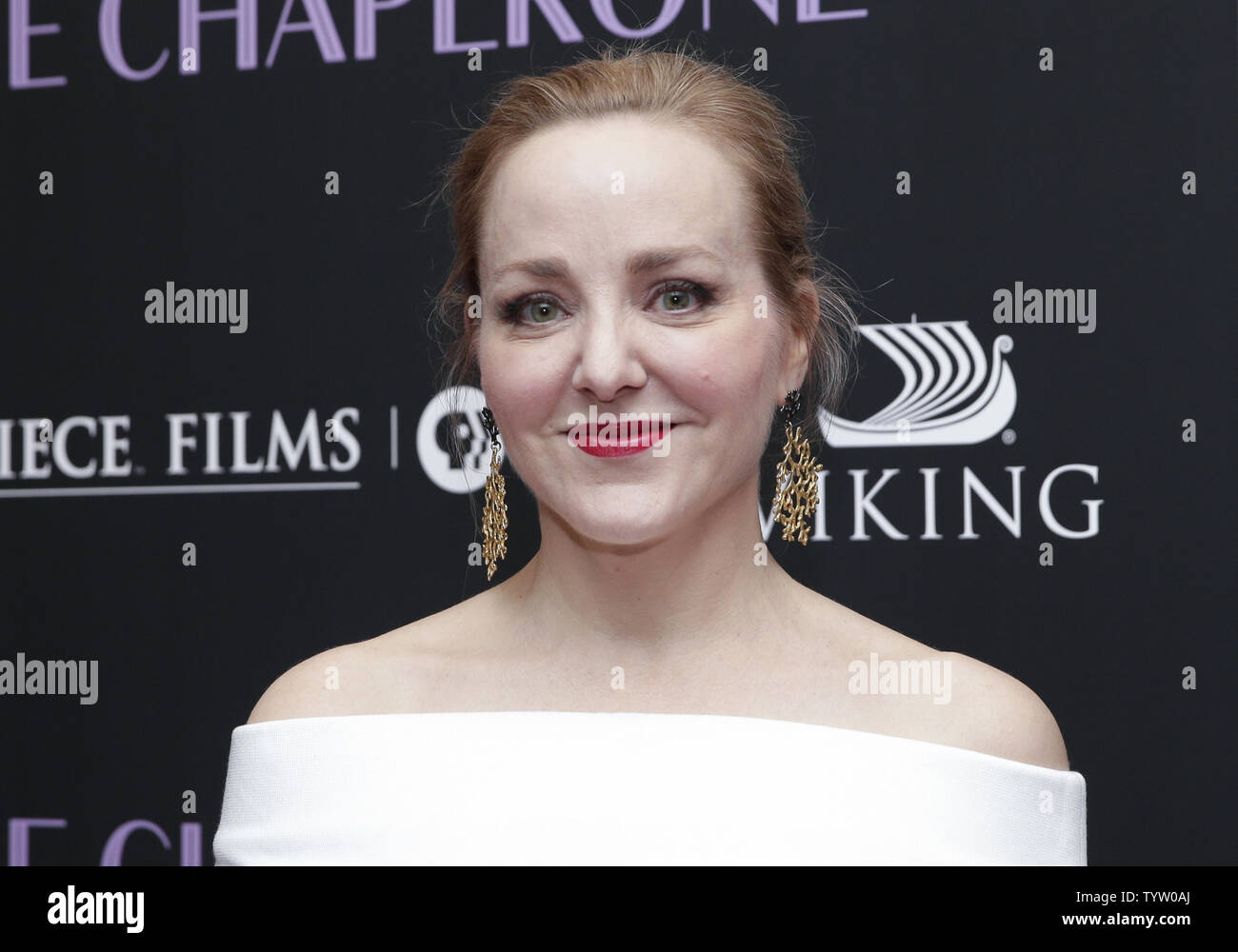Geneva Carr arrives on the red carpet at 'The Chaperone' New York Premiere at Museum of Modern Art on March 25, 2019 in New York City.        Photo by John Angelillo/UPI Stock Photo