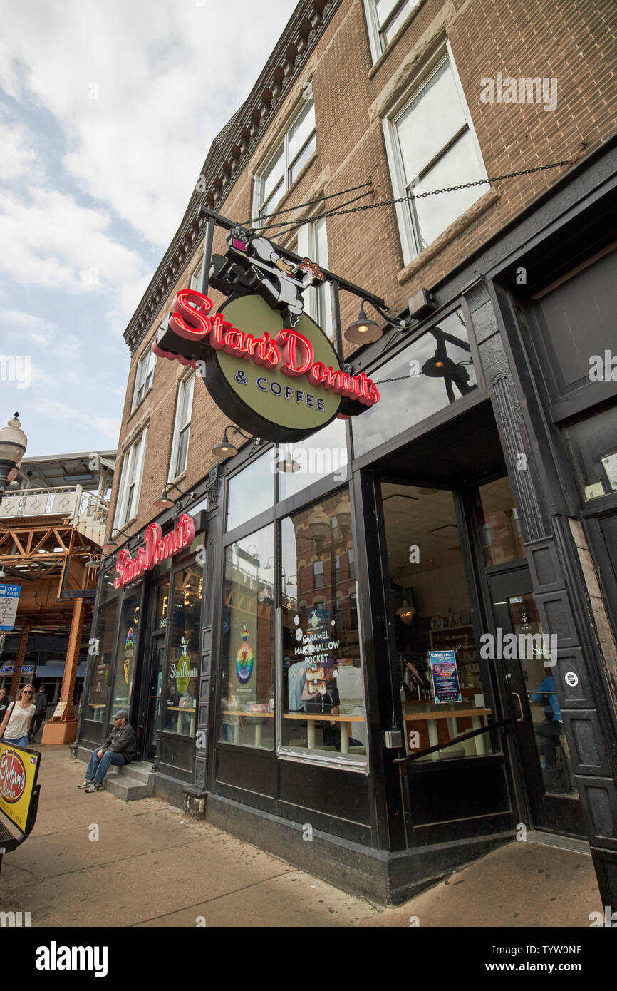 stans donuts and coffee coffee shop on damen in wicker park Chicago IL USA  Stock Photo - Alamy