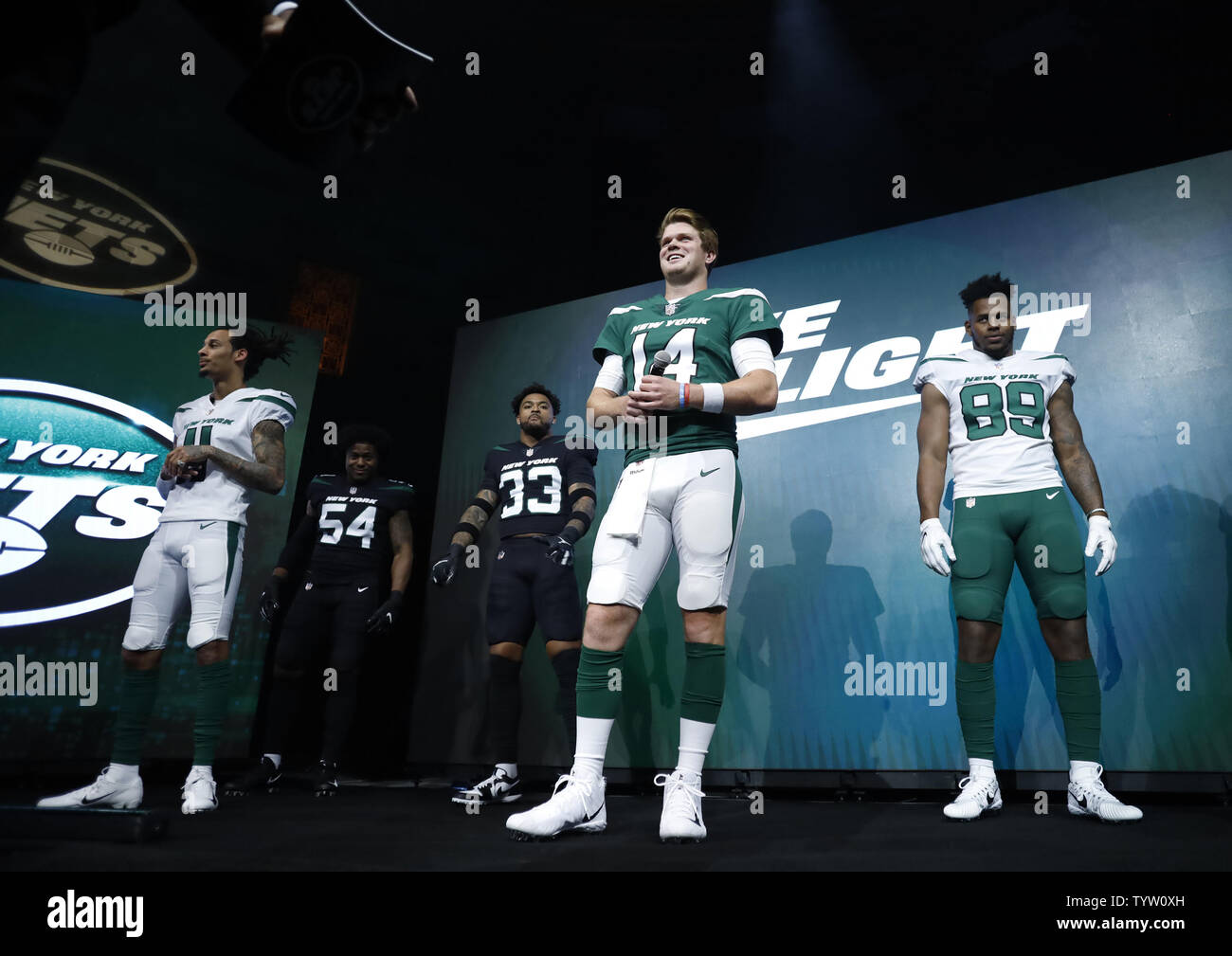 Logos And Uniforms Of The New York Jets