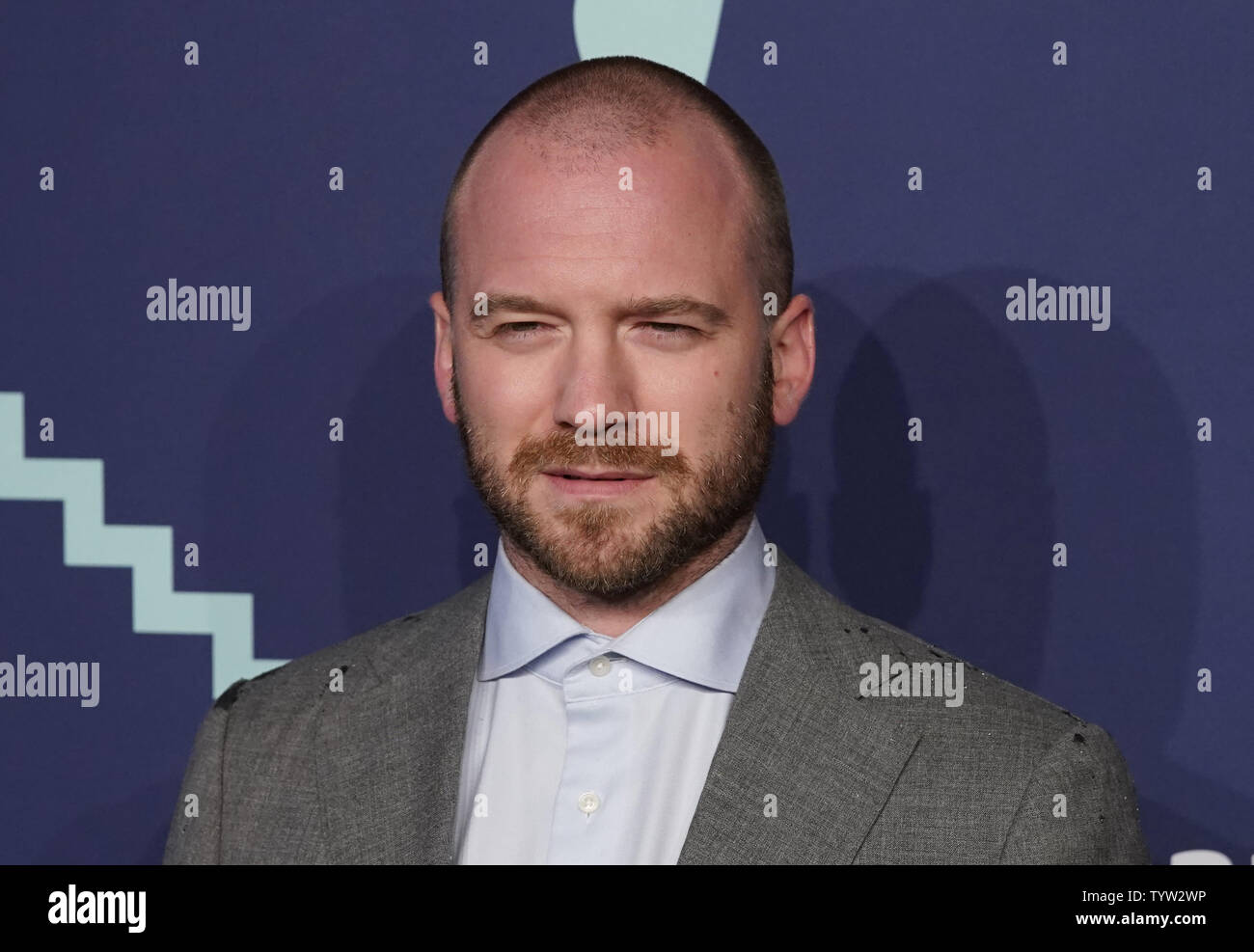 Sean Evans arrives on the red carpet at the 2019 by Awards at Cipriani Wall Street on May 13