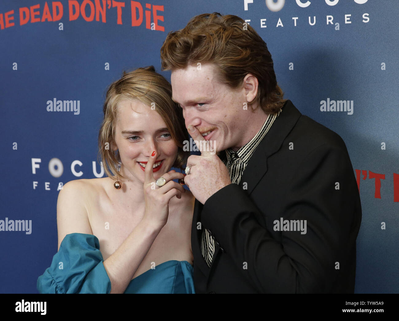 Caleb Landry Jones arrives on the red carpet at "The Dead Don't Die