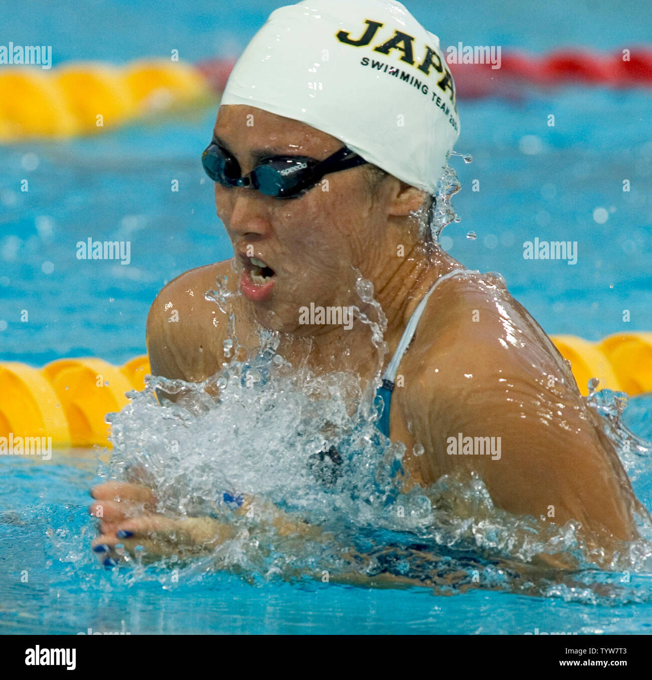 Masami Tanaka of Japan places fourth in the women's 200m