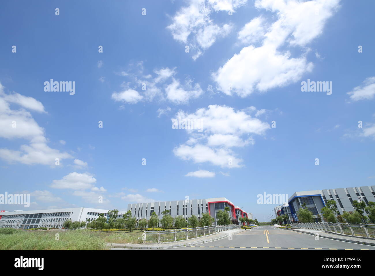 Industrial Park Development Zone Stock Photo Alamy