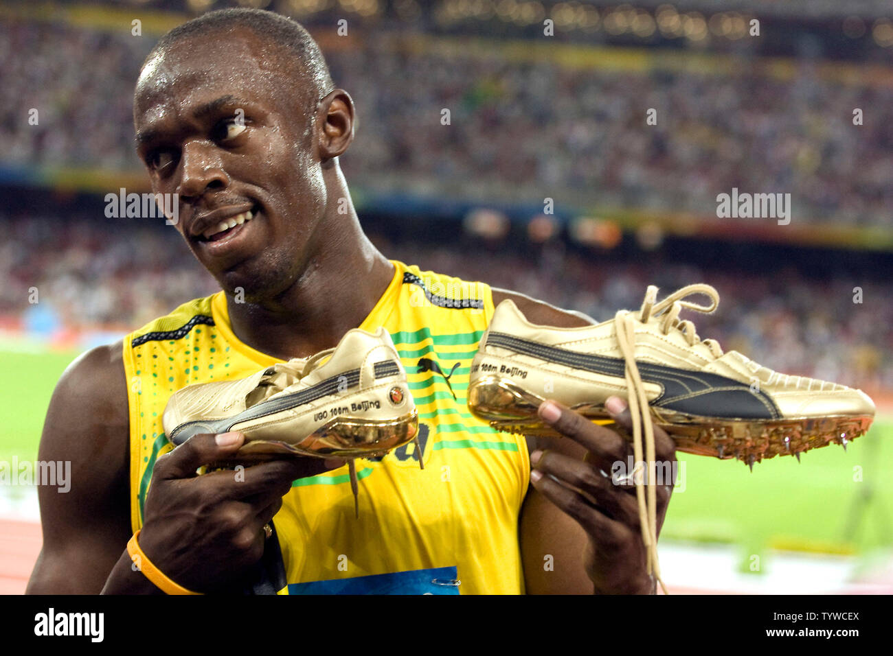 usain bolt gold shoes price