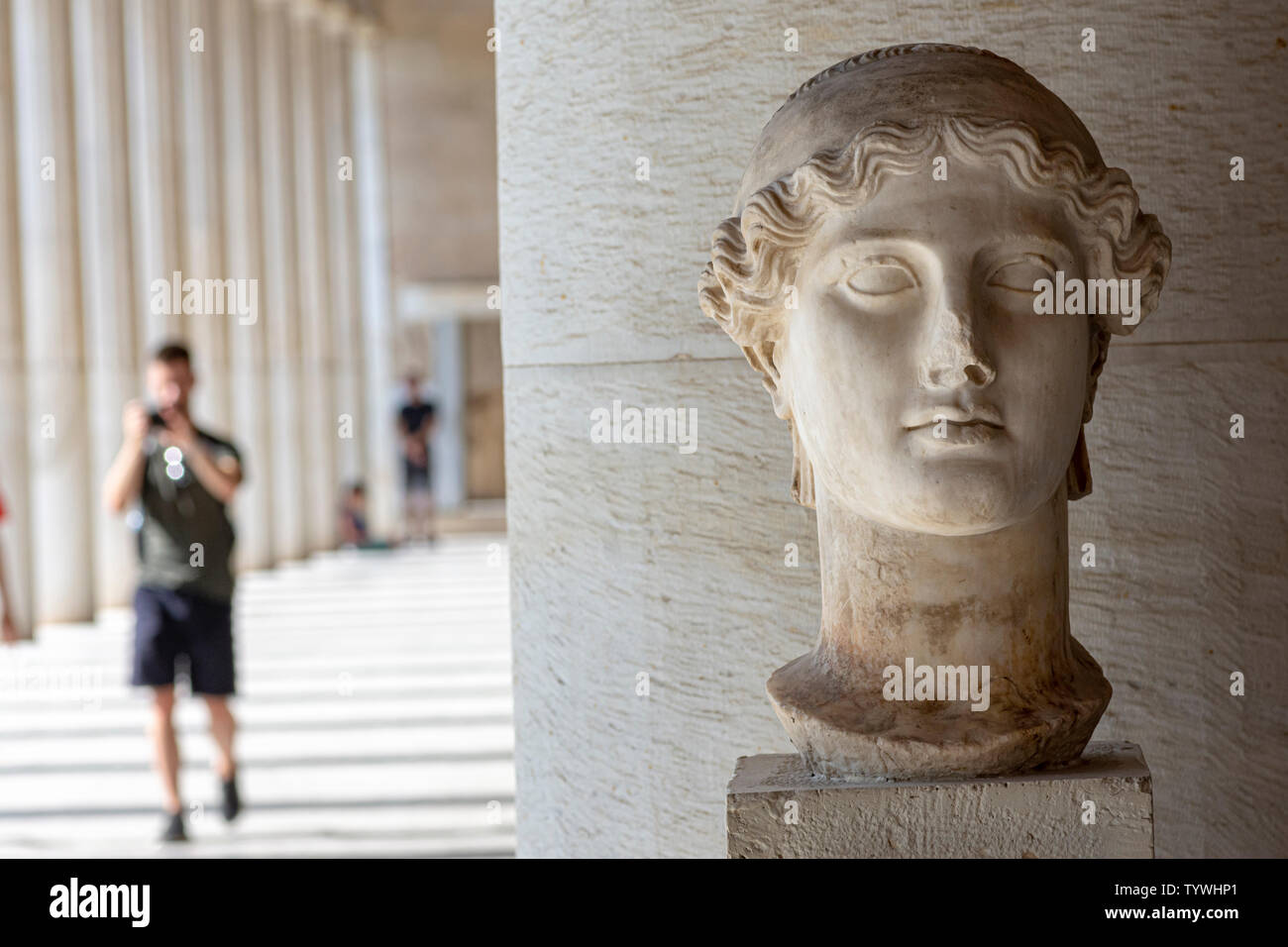 bust greek goddess of Stock Photo - Alamy