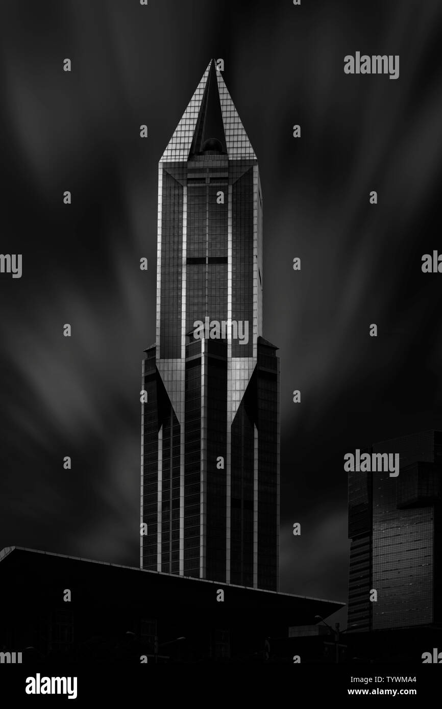City high rise architecture Black and White Stock Photos & Images - Alamy