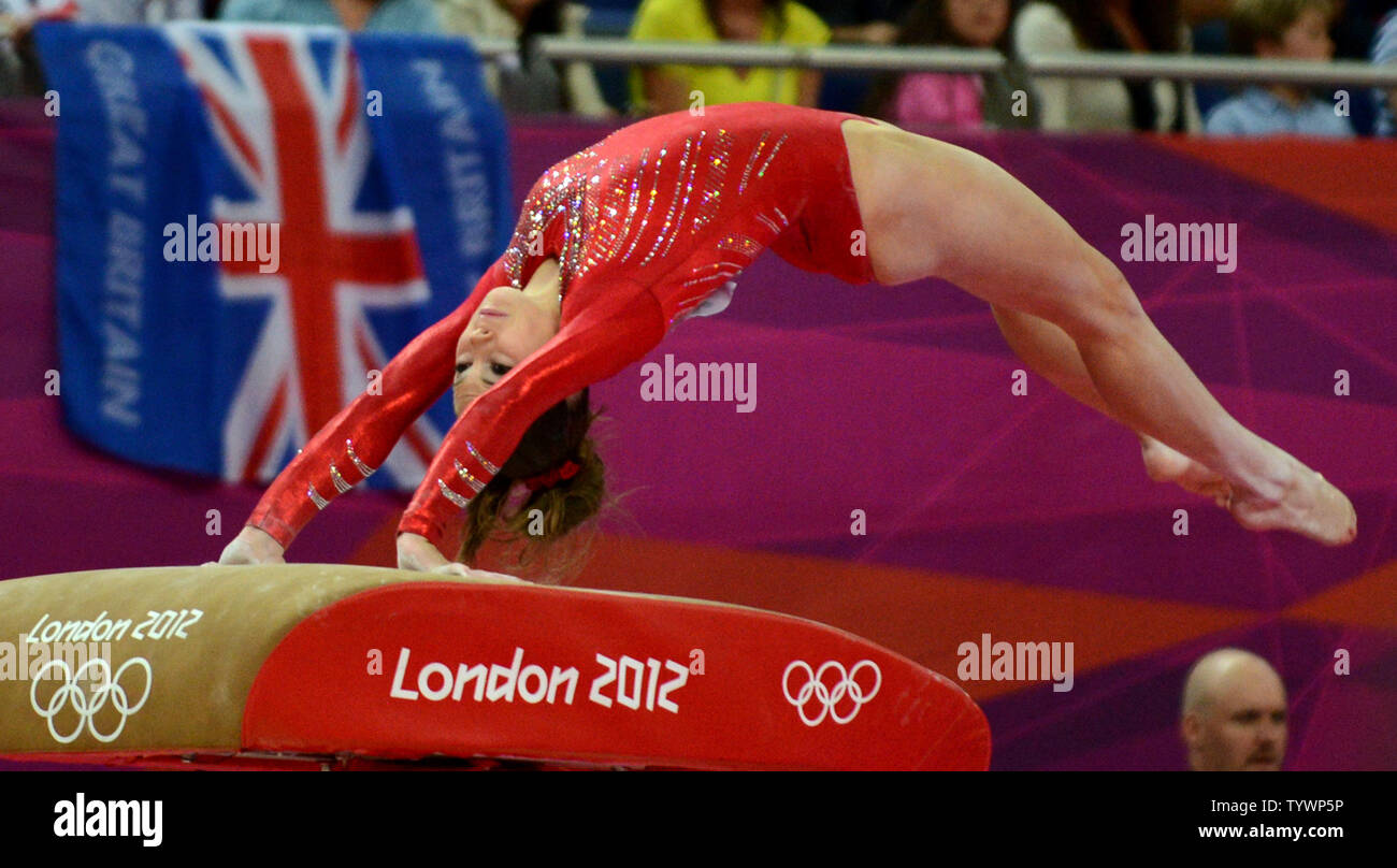 Usa S Mckayla Mahoney Flips On The Vault At The Women S Gymnastics Team Event At The North Greenwich Arena During The London 12 Summer Olympics In Greenwich London On July 31 12 The