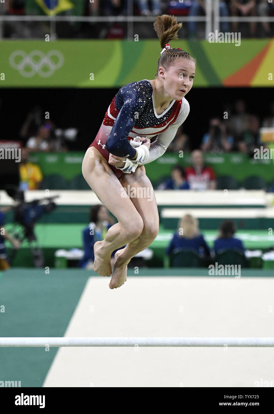 American Gymnast Madison Kocian Performs Her Routine In The Uneven Bars During The Women S Artistic Gymnastics Team Finals Of The 16 Rio Summer Olympics In Rio De Janeiro Brazil August 9 16 American Gymnast Madison Kocian Performs Her Routine In The Uneven Bars During The Women S Artistic Gymnastics Team Finals Of The 16 Rio Summer Olympics In Rio De Janeiro Brazil August 9 16