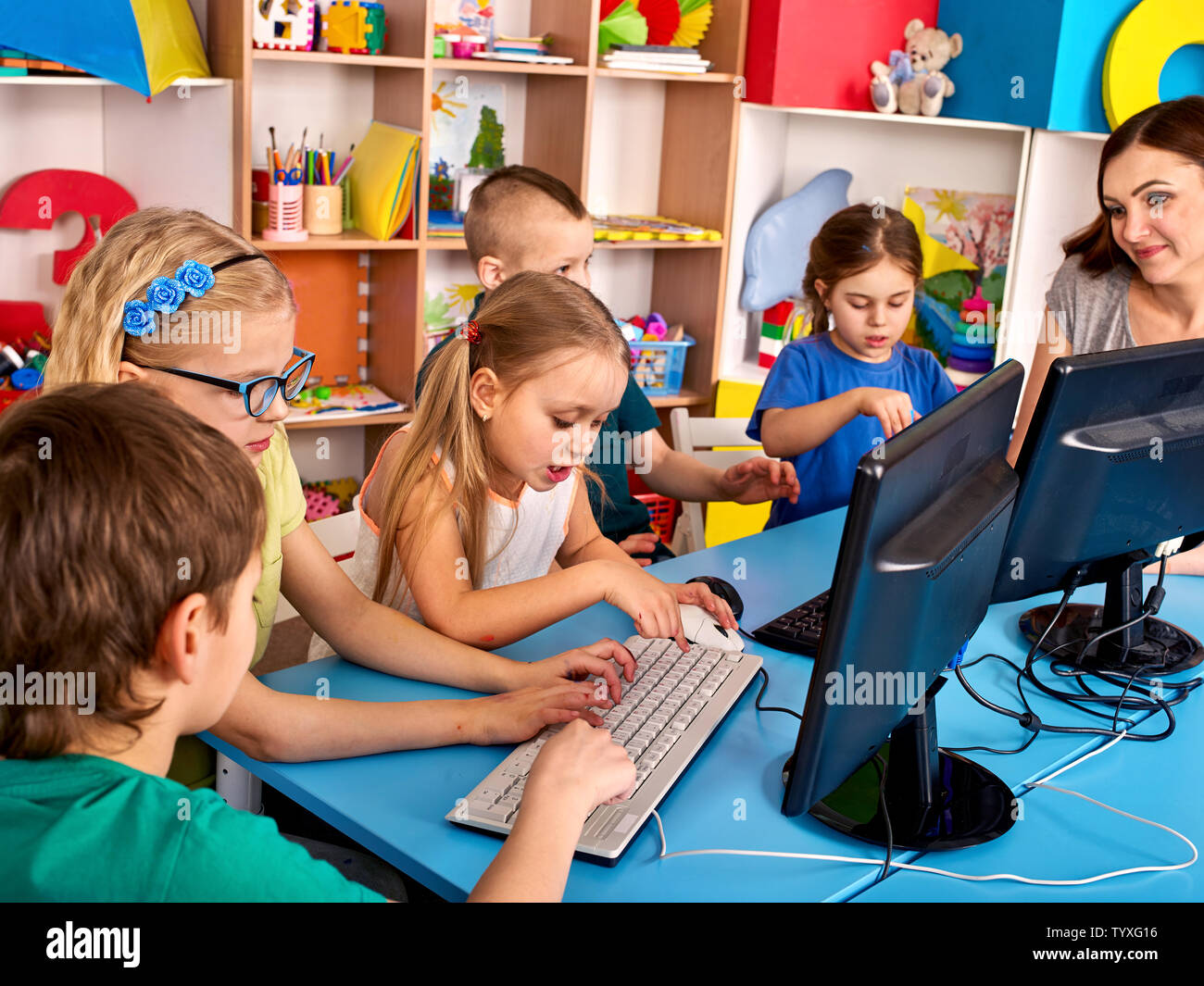 Computer Education Game For Children Stock Photo Alamy computer-education-game-for-children-stock-photo-alamy