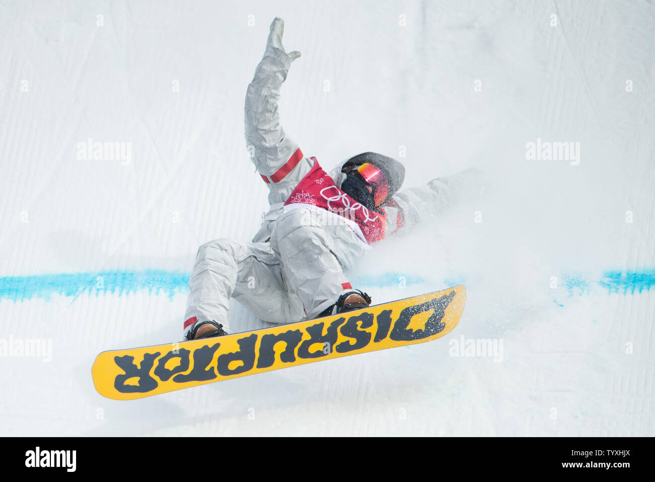 Kyle Mack Kyle Mack of the United States falls on his last jump in the Men's Big ...