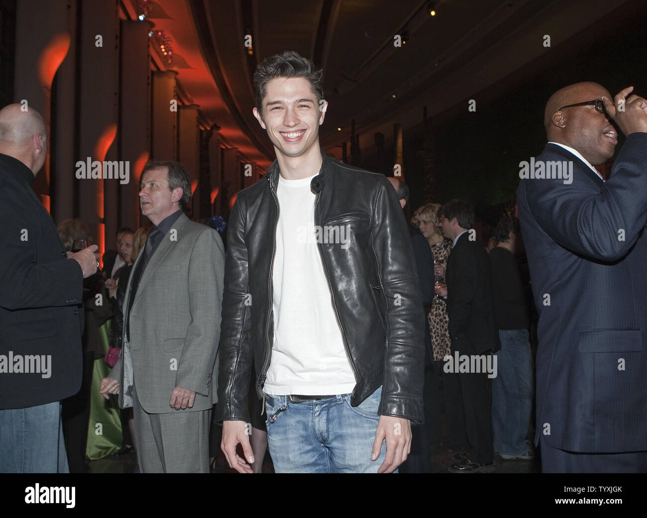 Actor Devon Bostick arrives for a Reception at the Canadian Museum of Civilization, April 3, 2009, leading up to tomorrow's 2009 Genie Awards. The Genie Awards are Canada's version of the Oscars. (UPI Photo/Heinz Ruckemann) Stock Photo