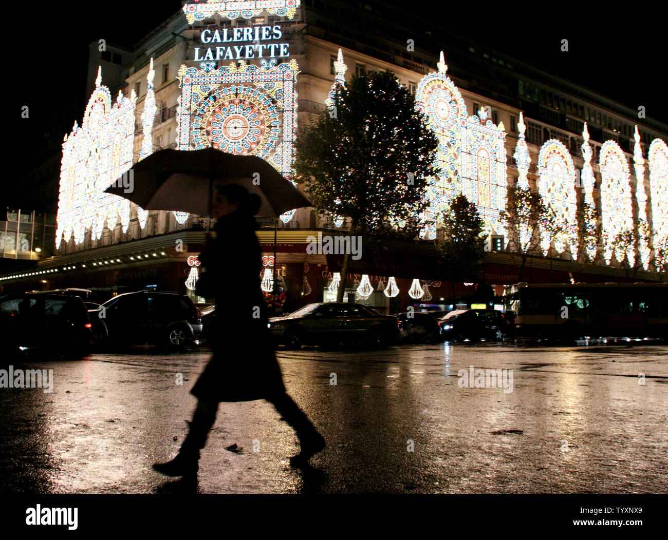 Boulevard haussmann christmas
