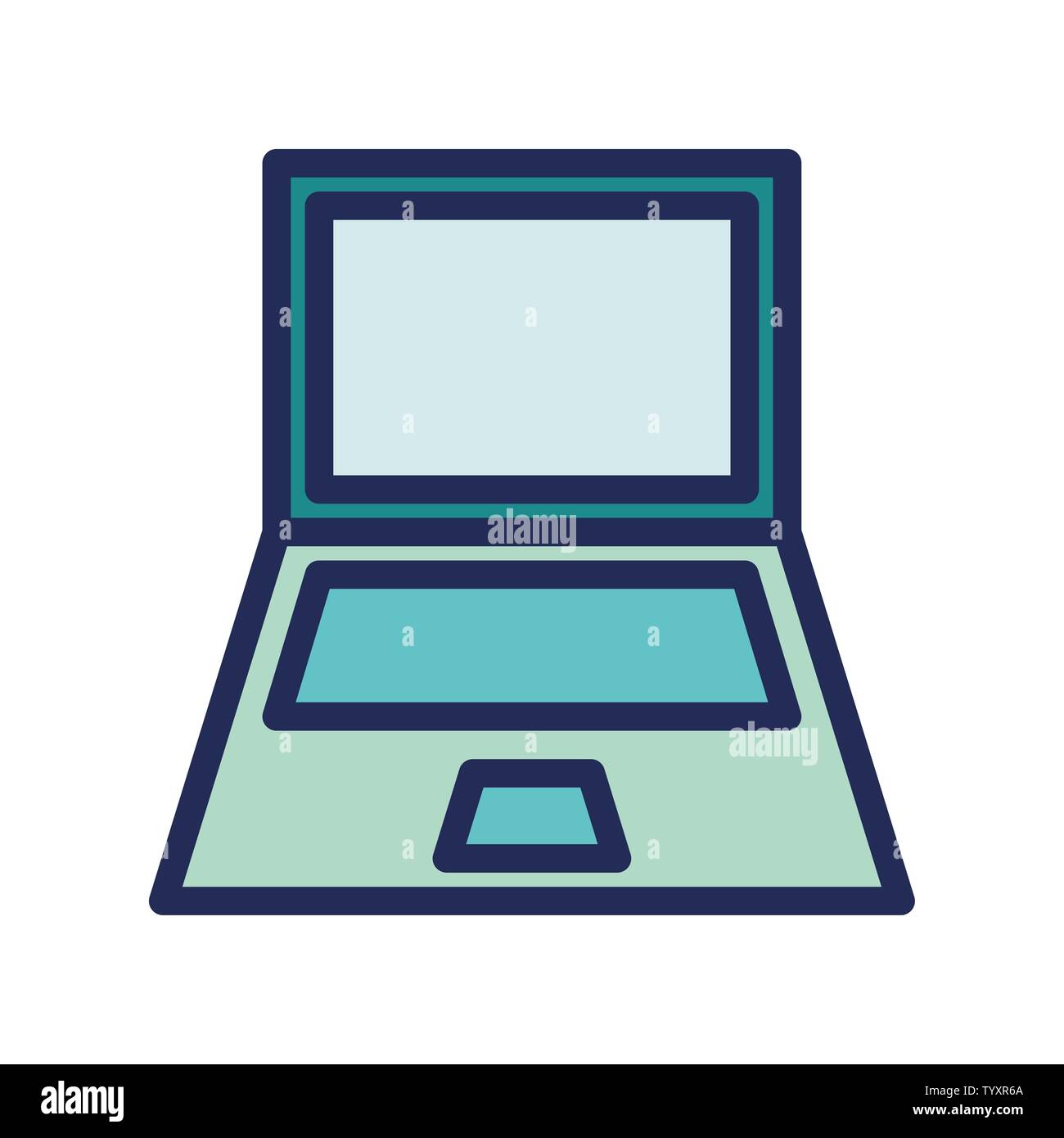 laptop computer notebook logo or icon illustration. Perfect use for ...