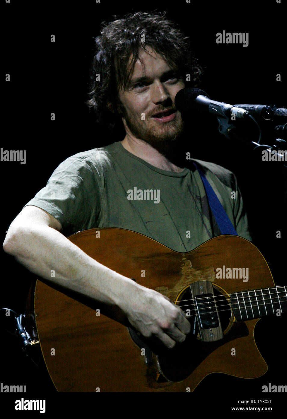 Singer Damien Rice performs in concert at Le Grand Rex in Paris on ...