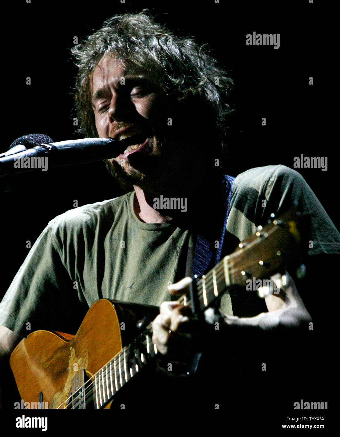 Singer Damien Rice performs in concert at Le Grand Rex in Paris on ...