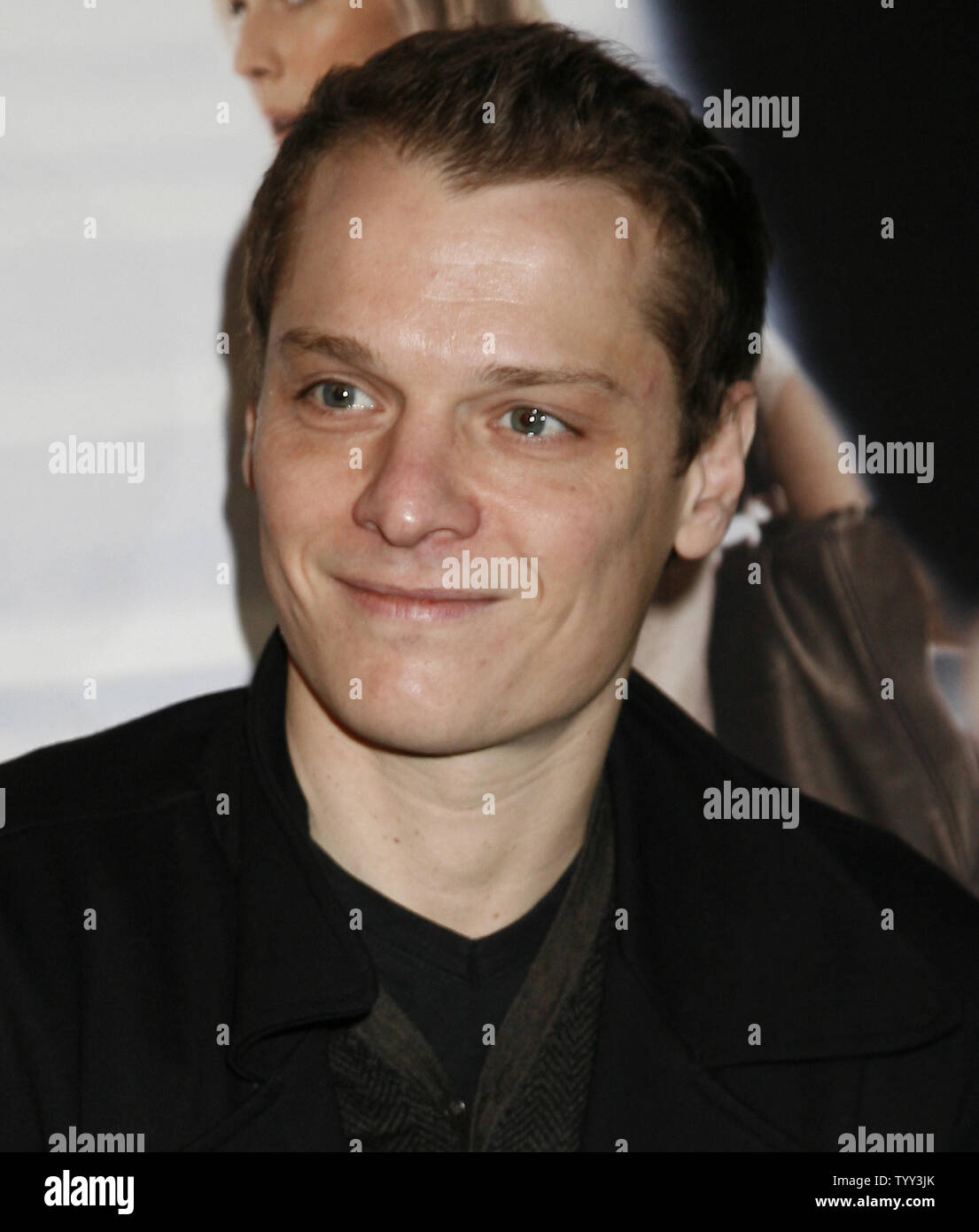 Singer Benabar arrives at the French premiere of the film "Pour Elle (Anything for Her)" in Paris on November 30, 2008.   (UPI Photo/David Silpa) Stock Photo