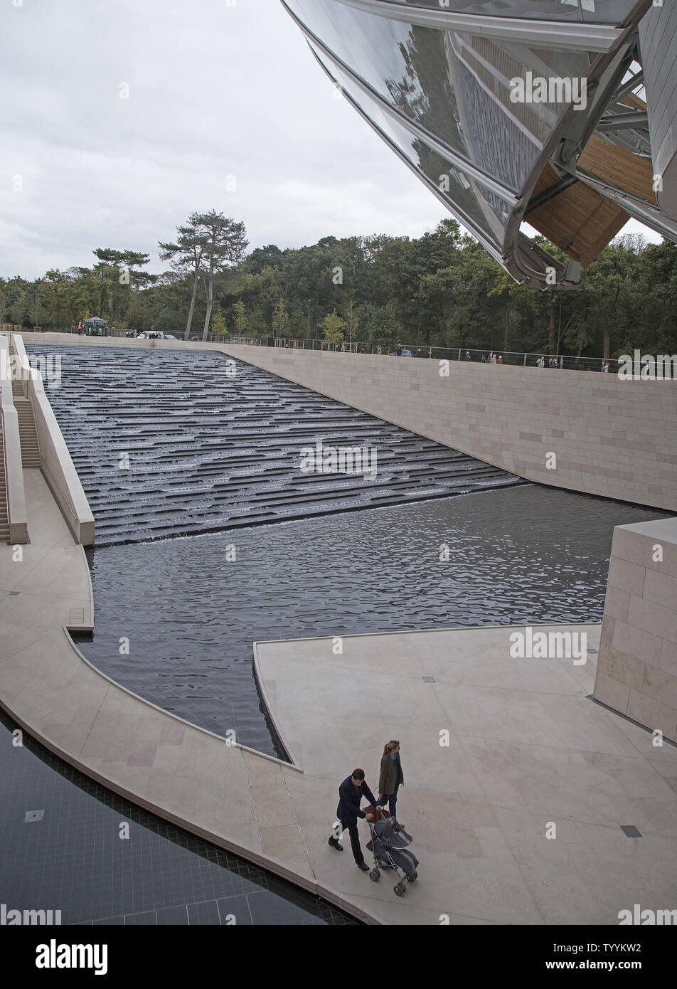 From L) Chairman and CEO of LVMH Bernard Arnault, Hong Kong actress Maggie  Cheung and Dior CEO Sidney Toledano are seen during the opening ceremony o  Stock Photo - Alamy