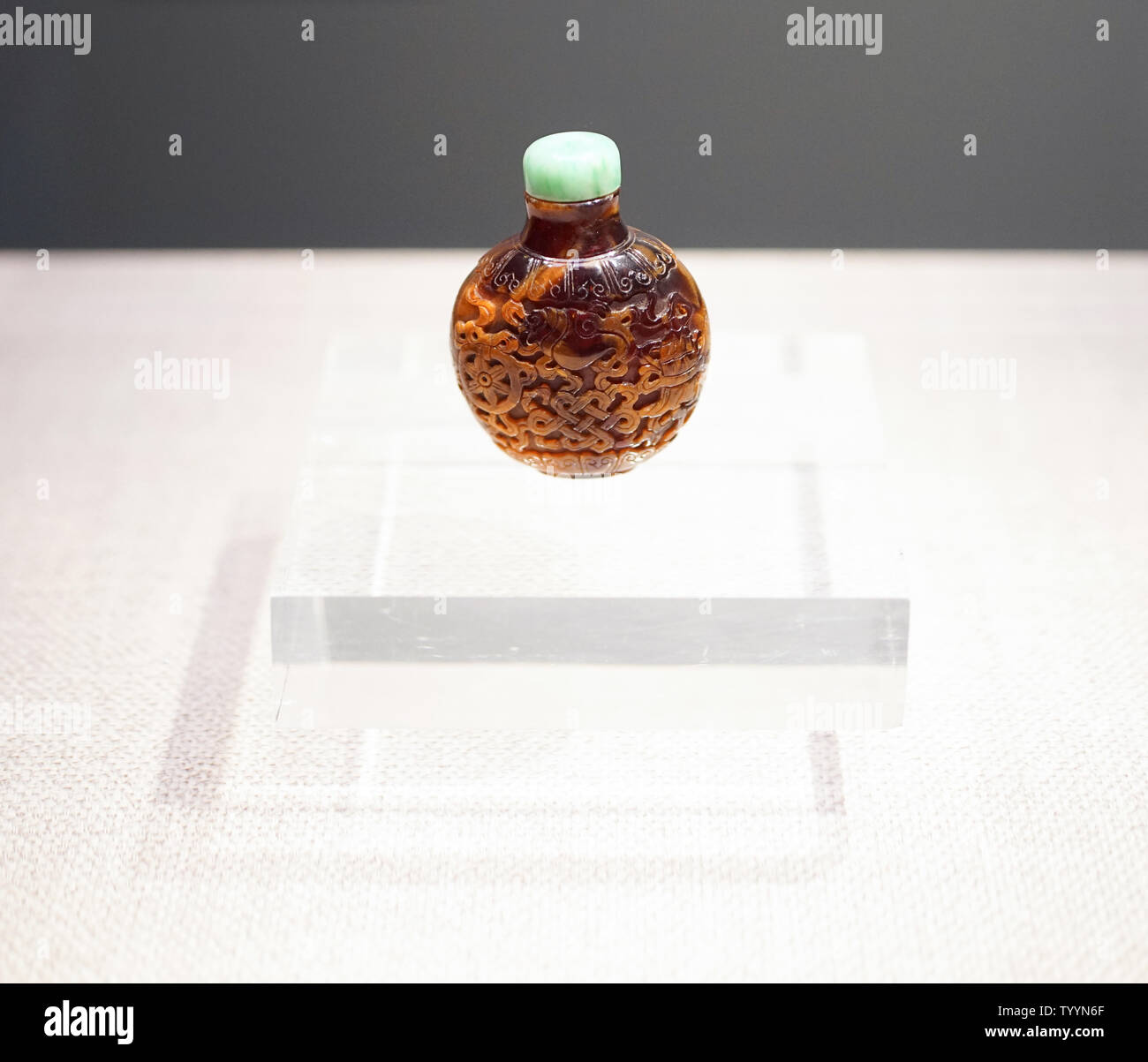 Ming and Qing snuff bottles Stock Photo