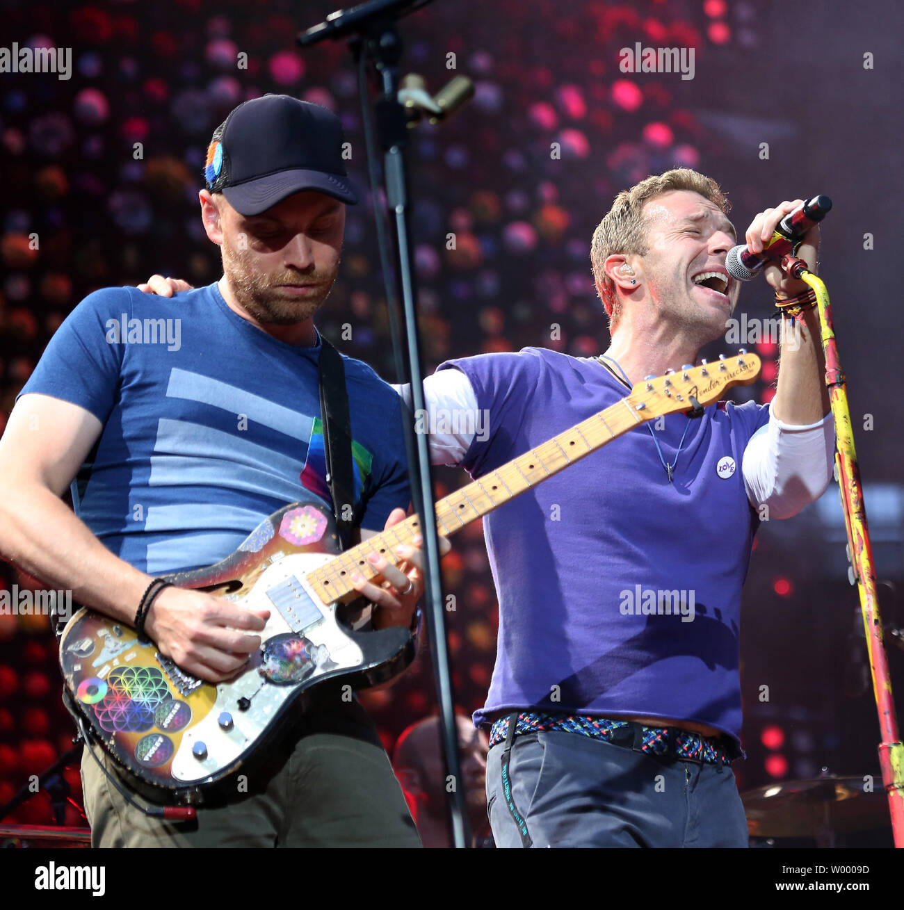 Drummer Will Champion, of Coldplay performs as they promote their fifth  studio album, Mylo Xyloto, released earlier this year, at The O2 Arena,  Greenwich, south London Stock Photo - Alamy