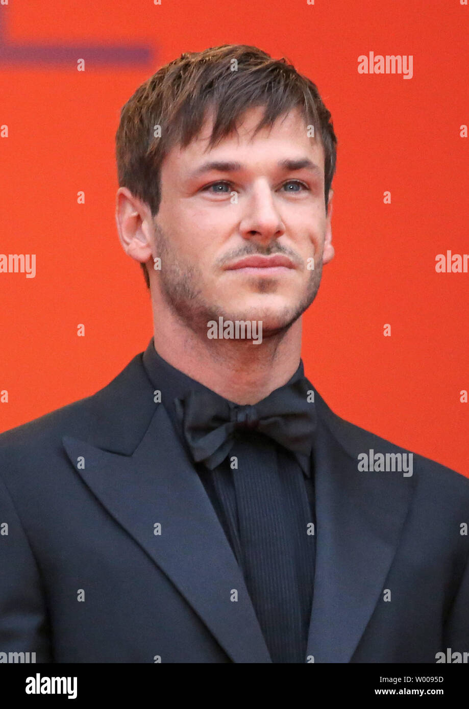Gaspard Ulliel arrives on the red carpet before the screening of the ...