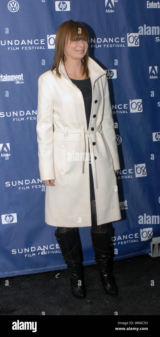 Actress Mary Lynn Rajskub attends the premiere of her movie 'Sunshine Cleaning' at the Racquet Club Theater during the Sundance Film Festival in Park City, Utah on January 18, 2008. (UPI Photo/Alexis C. Glenn) Stock Photo