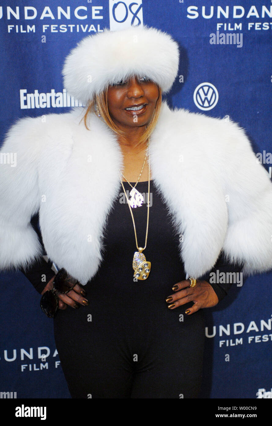 Janice Combs, mother of Sean Combs, attends the premiere of Sean's film 'A Raisin in the Sun' at the Eccles Theater during the Sundance Film Festival in Park City, Utah on January 23, 2008. (UPI Photo/Alexis C. Glenn) Stock Photo
