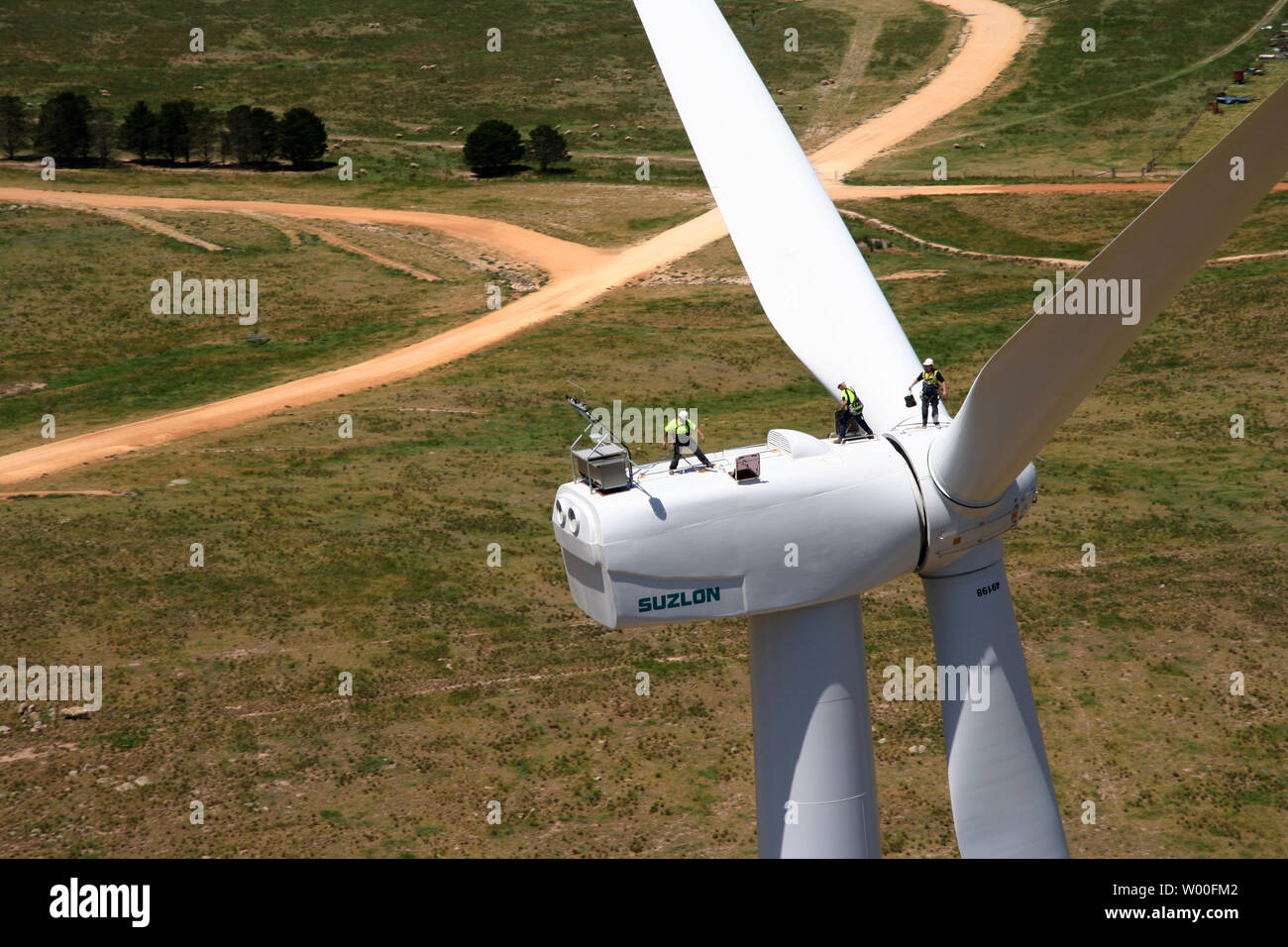 Capital Wind Farm Stock Photo