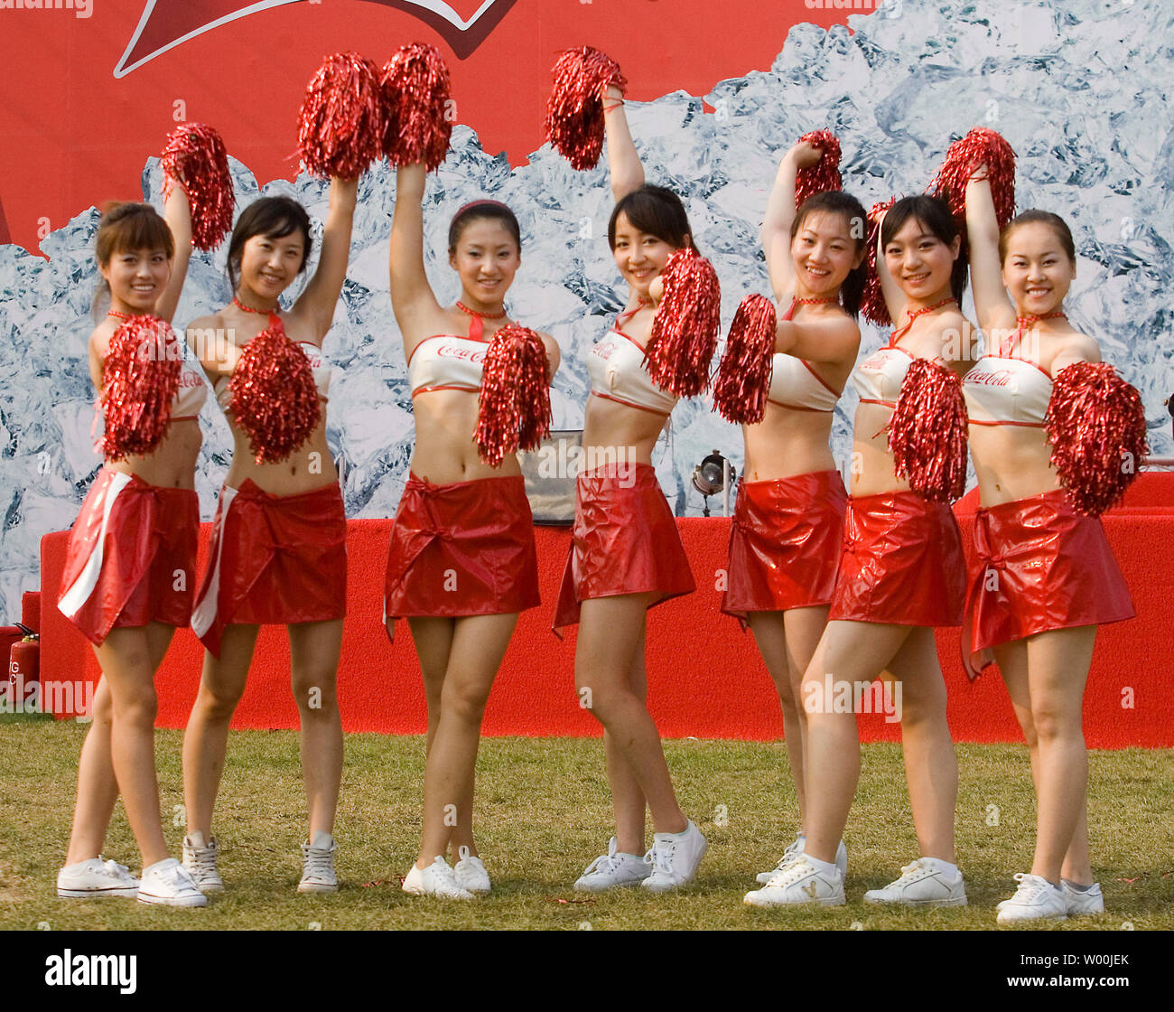 Cheerleaders at olympics