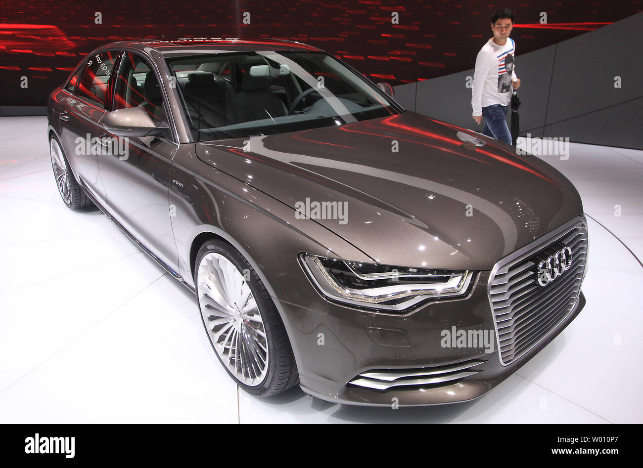 BMW unveils the world premiere of its A6L e-Tron concept sedan during a ...