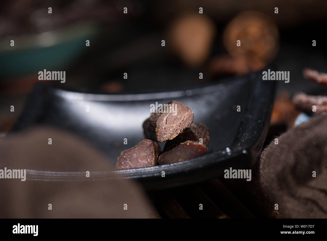 dried beef jerky Stock Photo Alamy
