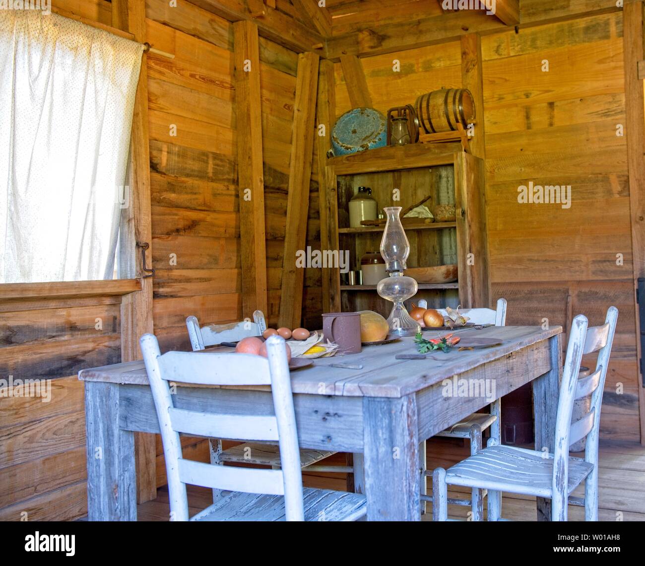 An interpretation of the interior of a homestead of sugar plantation