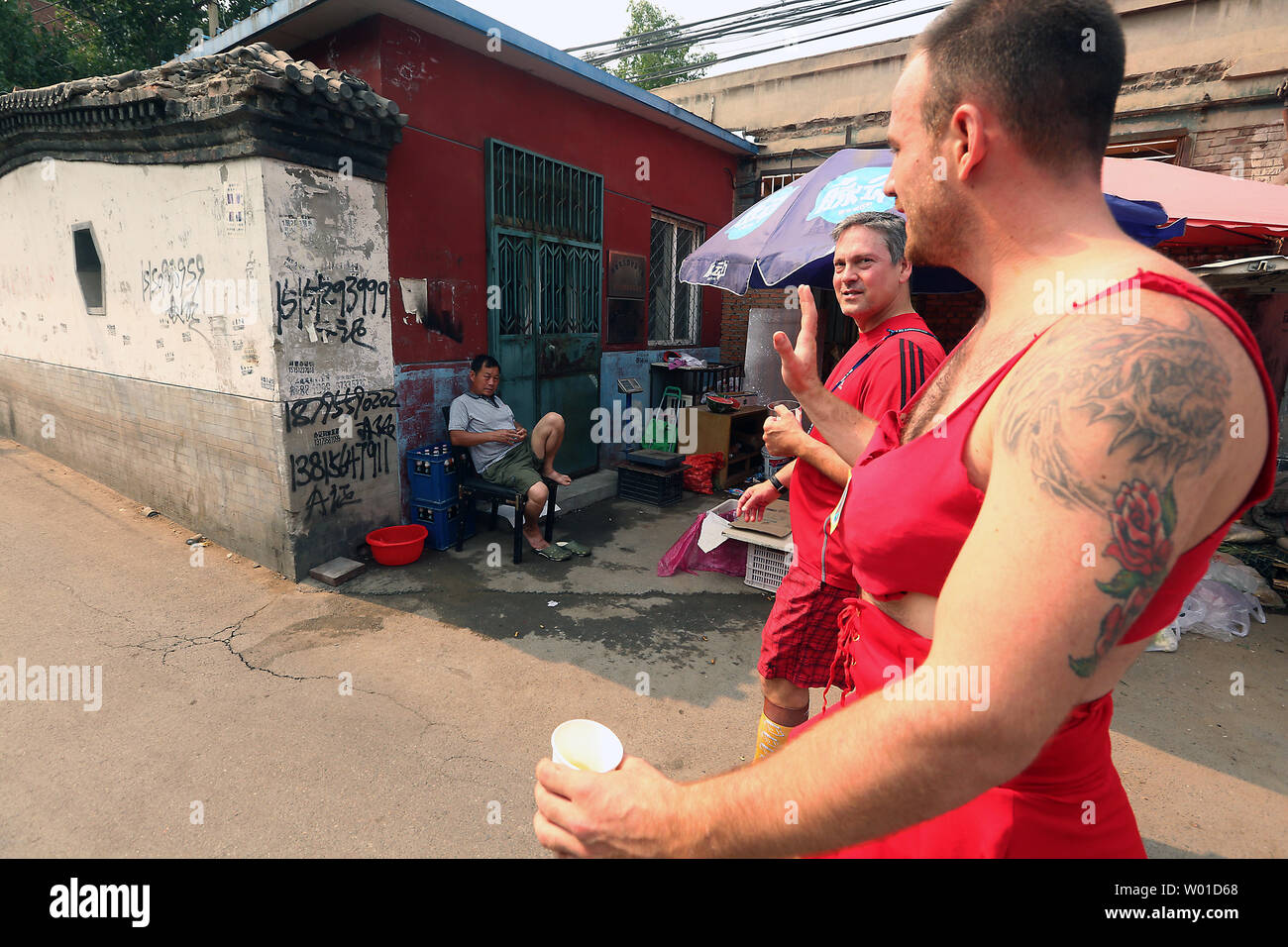 men in red dresses grown wearing was iconic #neworleans #reddressrun Pretty Red Dress review: a