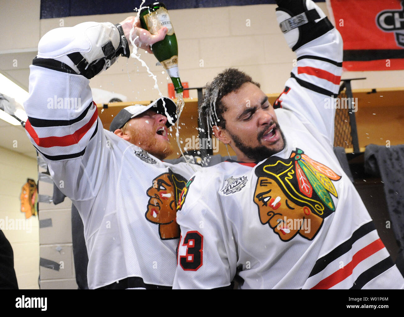 Blackhawks celebrate Stanley Cup victory
