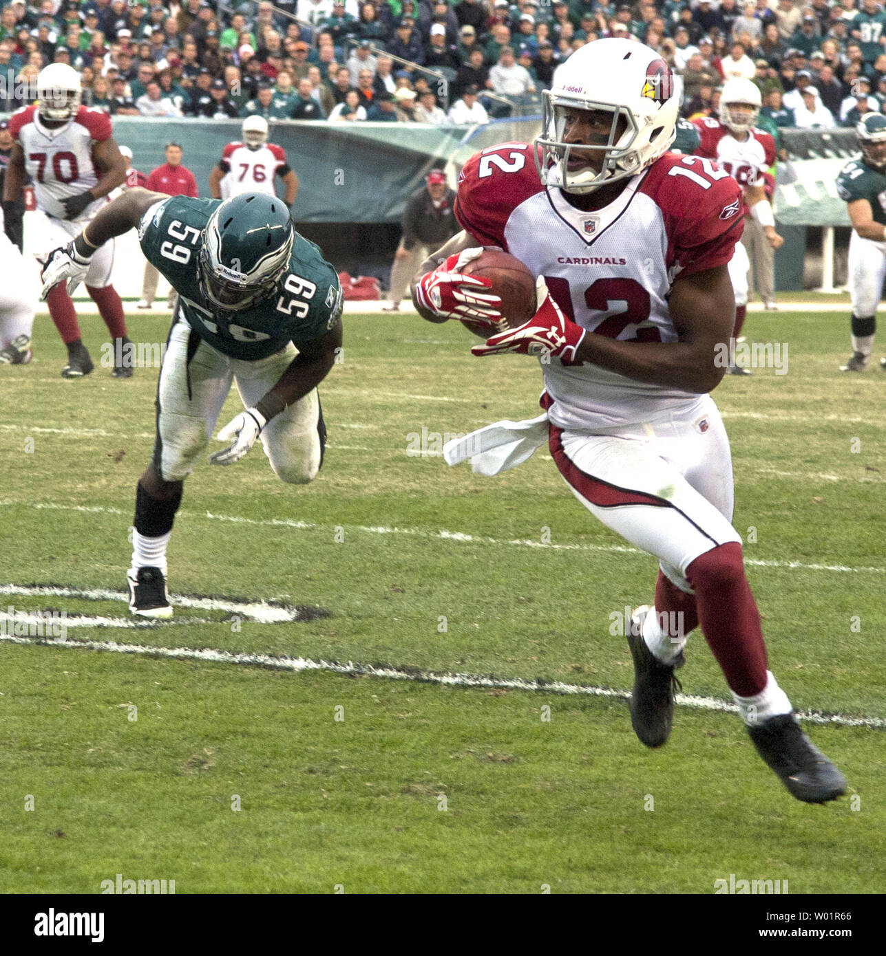 Arizona Cardinals wide receiver Trent Sherfield (16) stands on the field  during an NFL football game