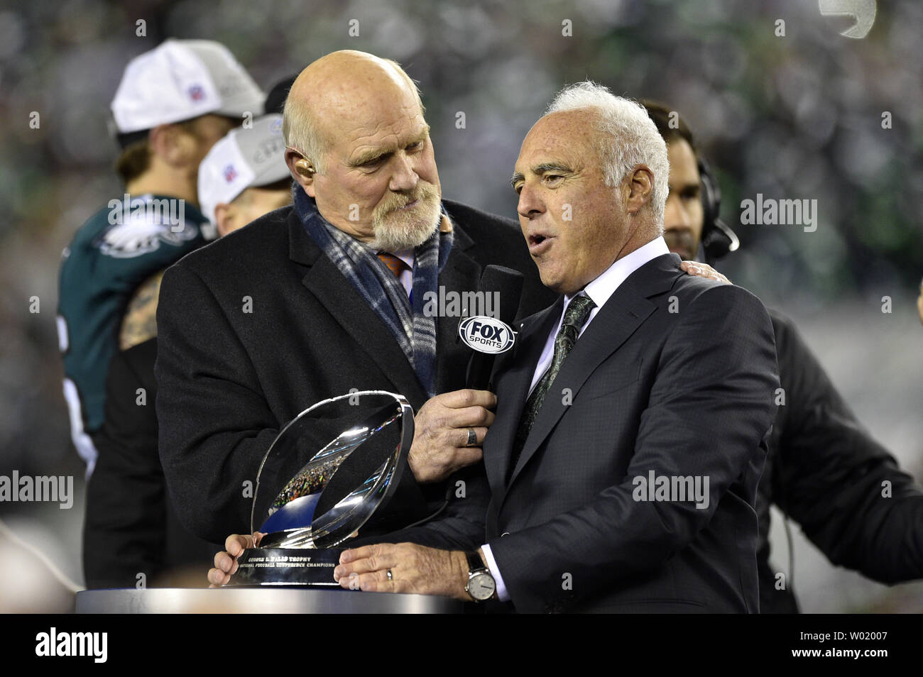 Philadelphia eagles owner jeffrey lurie hires stock photography and