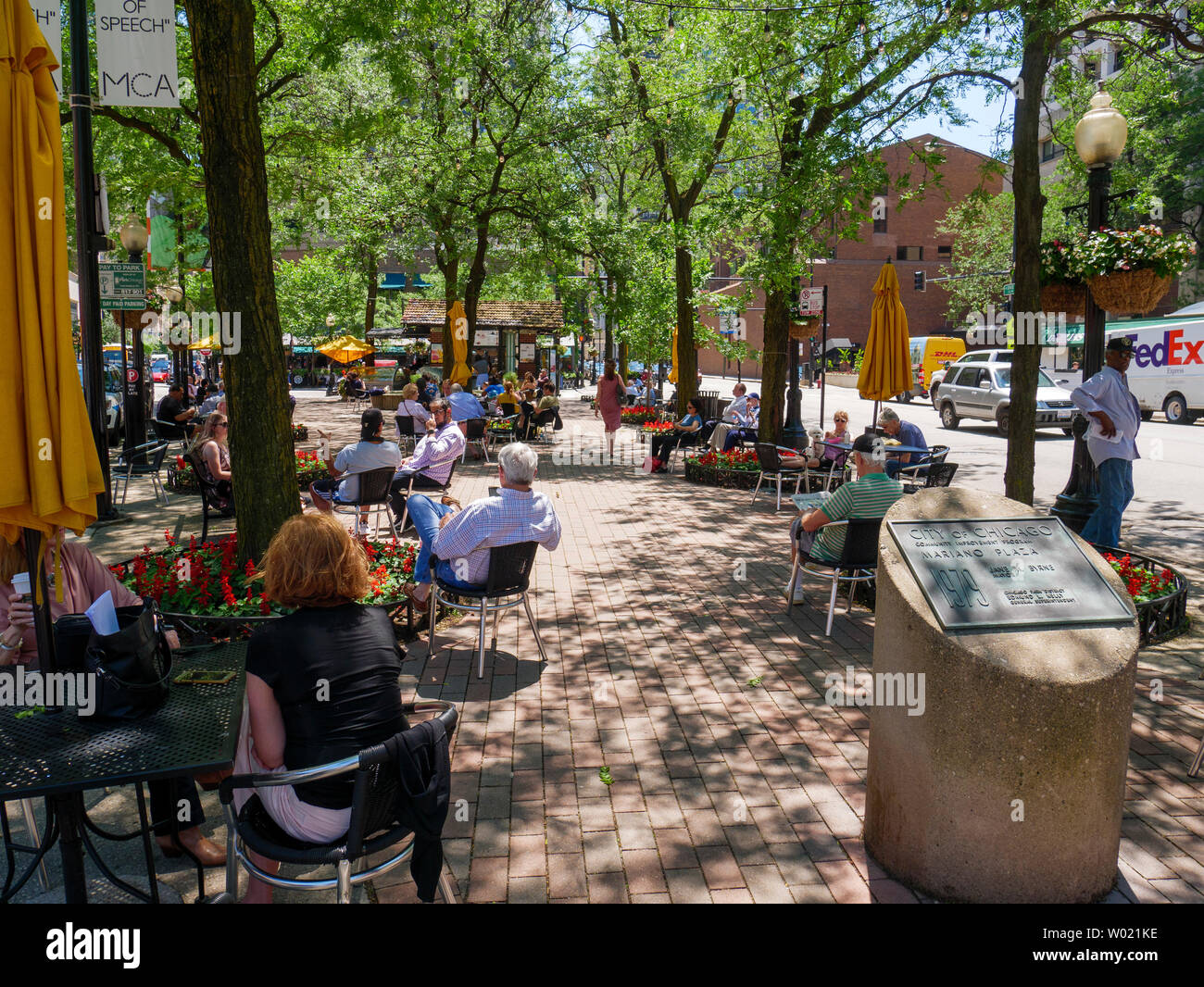 Mariano Plaza, Chicago, Illinois Stock Photo Alamy