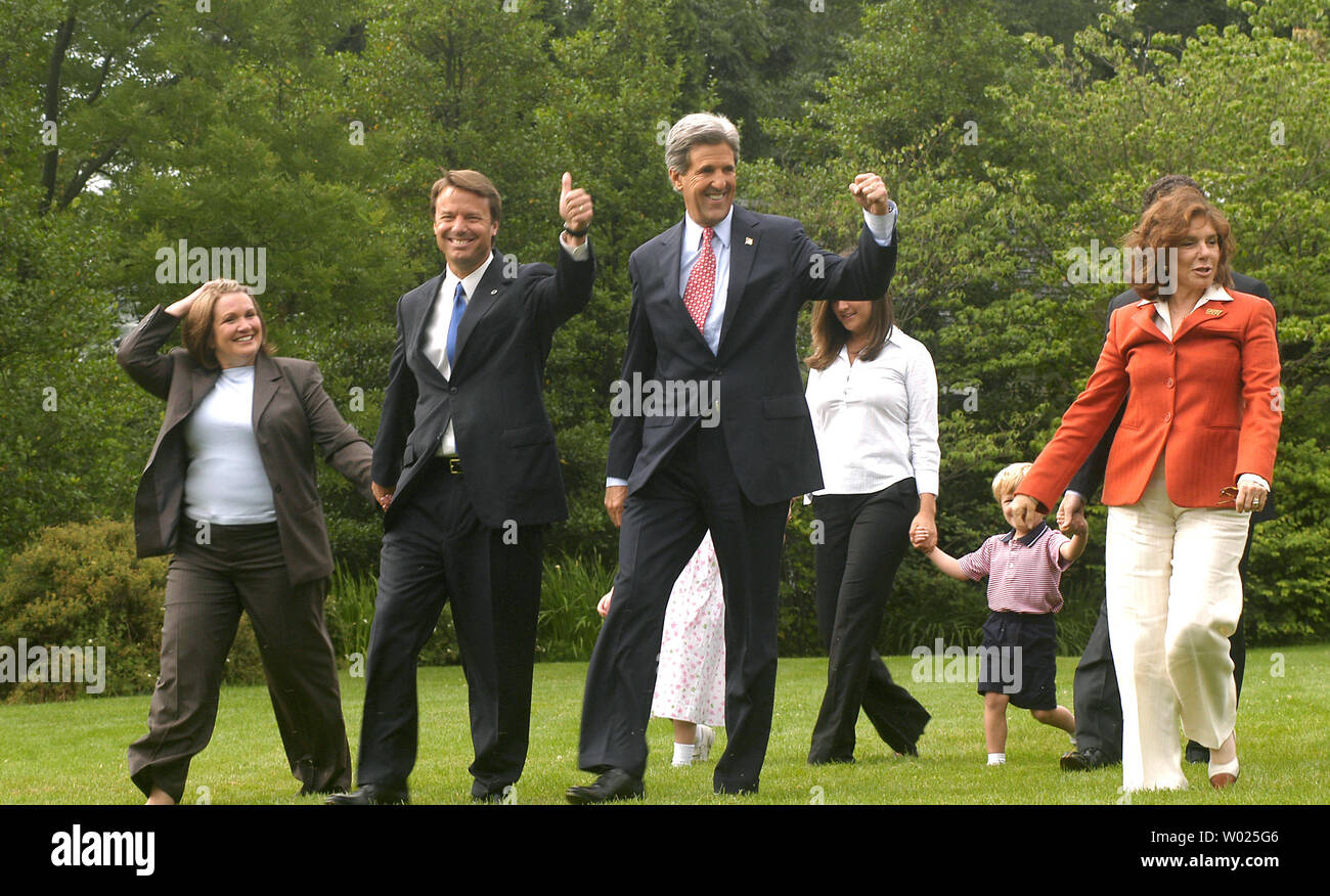 Presumptive Democratic Presidential nominee Senator John Kerry and