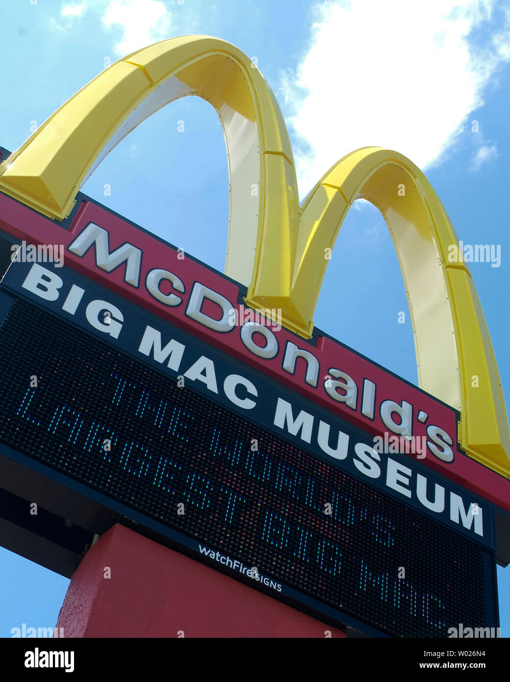 The sign of the Big Mac sandwich is seen in North Huntingdon ...