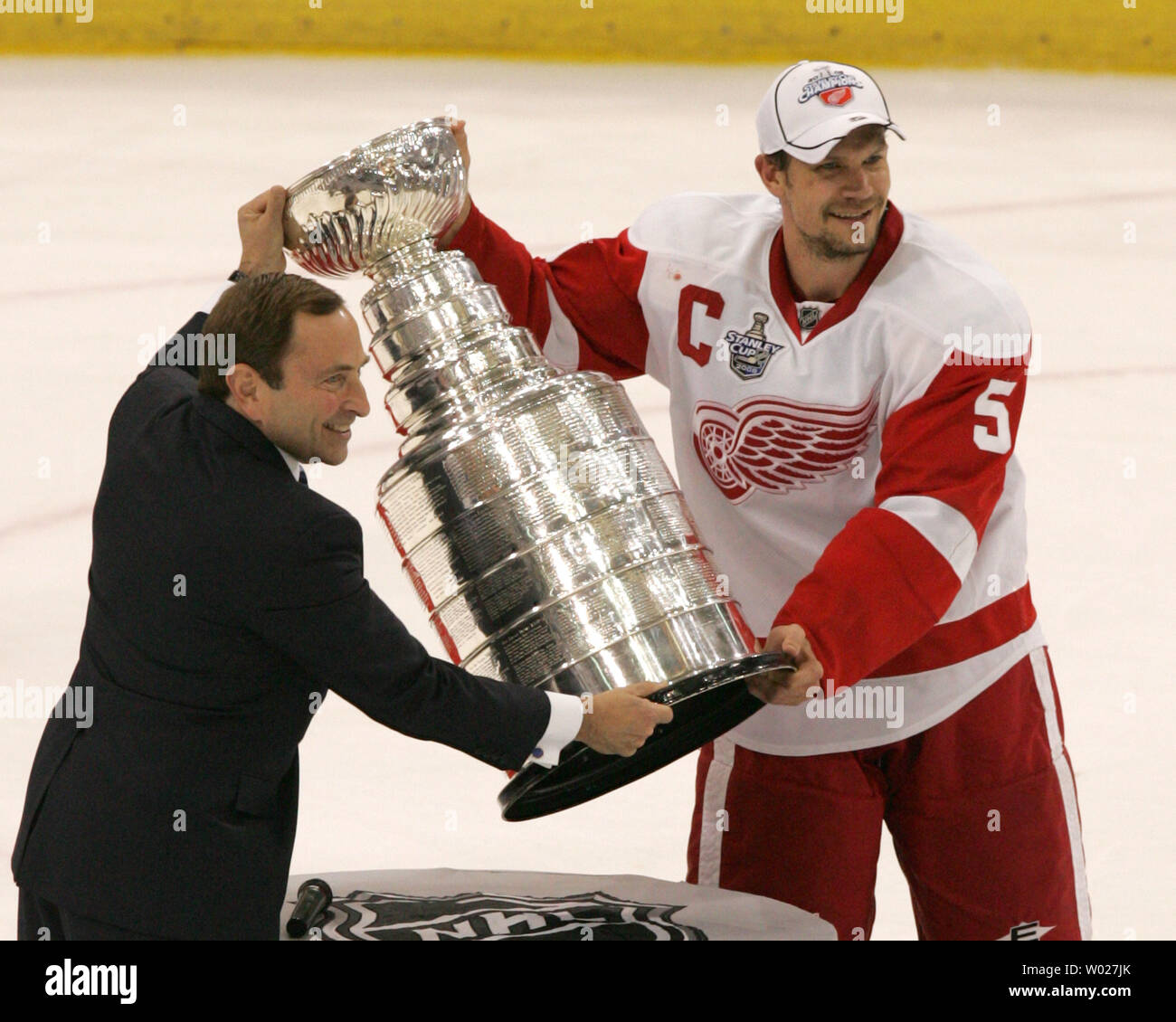 Nicklas Lidstrom Detroit Red Wings Editorial Stock Photo - Image